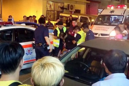 Cops arrest driver after Geylang chase