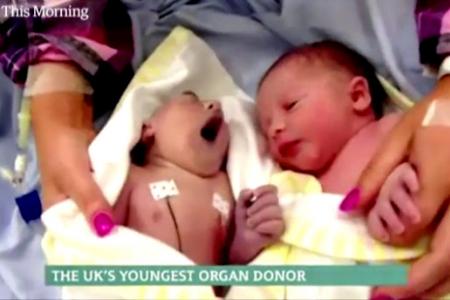 UK's youngest organ donor is a baby who lived for just 100 mins