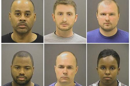 Six Baltimore officers face criminal charges after Freddie Gray's death
