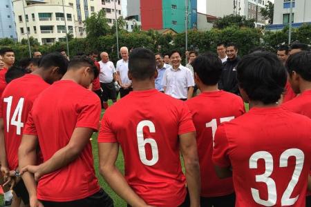 Football has a special place for Singaporeans, says Wong
