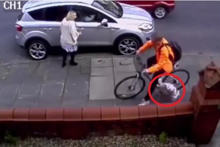 Cyclist knocks down toddler and blames shortened CCTV footage for destroying his life