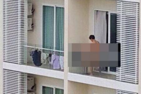 'Balcony sex' man flees M'sia? 