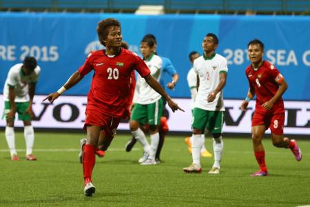 Myanmar football team flying high after beating Indonesia 4-2