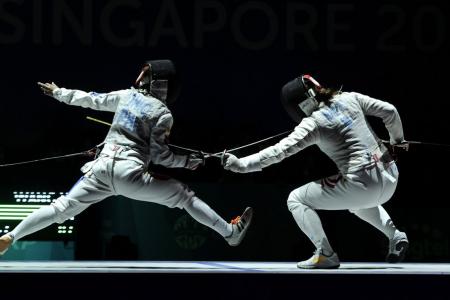 Fencing: Wang lands women's foil gold
