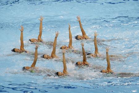 S’pore win another gold in synchronised swimming