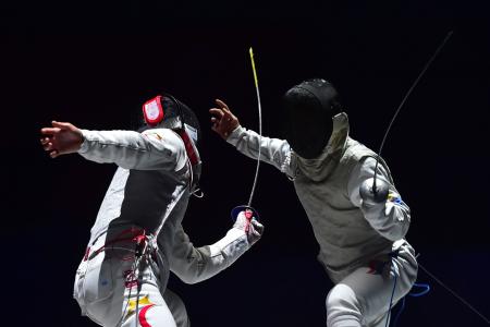 Fencers claim first-ever gold in men's foil team event