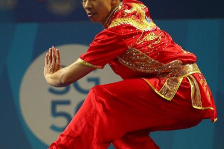  Singapore clinches three out of four wushu golds