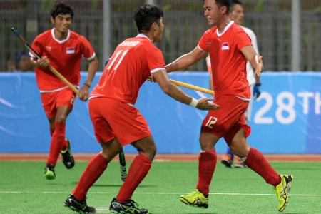 Singapore hockey team draw 1-1 with Myanmar