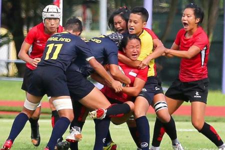 Thais fly off the blocks to defeat S'pore in women's rugby 7s final