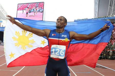 Philippines sprint wins marred by flag controversy