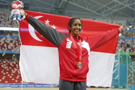 Shanti breaks women's 42-year sprint drought with 100m bronze