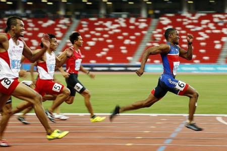 Debutant Cray is South-east Asia's fastest man