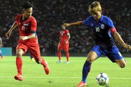 Lions beat Cambodia 4-0, ahead of Tuesday's meeting with Japan