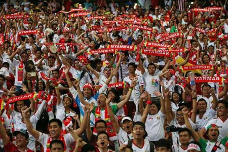 With support in the stands, Myanmar believes in football final miracle