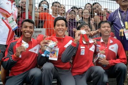 Silver lining for Singapore's male rowers