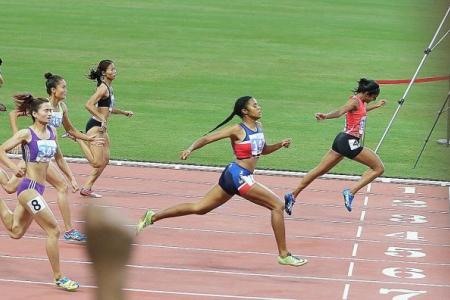 Shanti relives her glorious 200m race