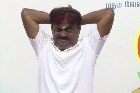 Indian actor's yoga session goes viral