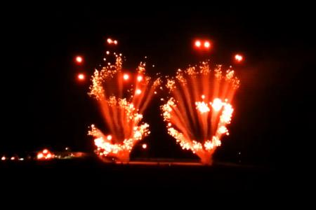 Largest ever fireworks for NDP