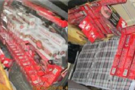 Up in smoke: Over $100k contraband cigs & items seized