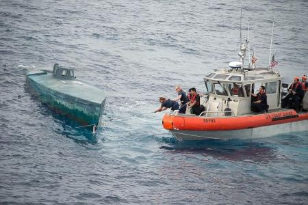 $250 million worth of cocaine seized from submarine-like vessel