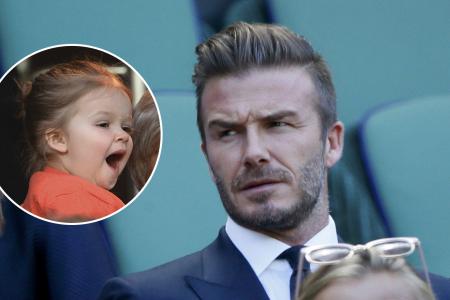 Beckham hits out at critics over daughter's pacifier