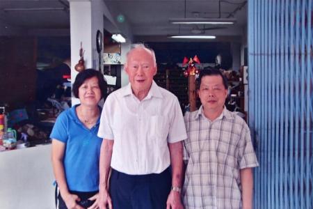 Shoemaker: Shoe moulds belonging to the late Mr Lee Kuan Yew not for sale