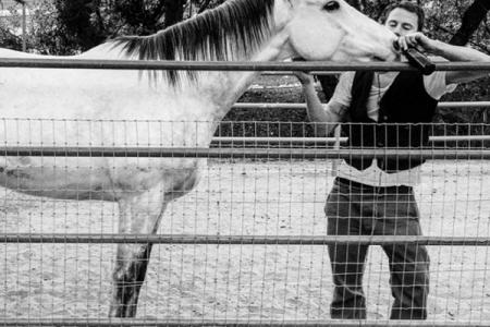 Channing Tatum feeds beer to his horse...well, sort of