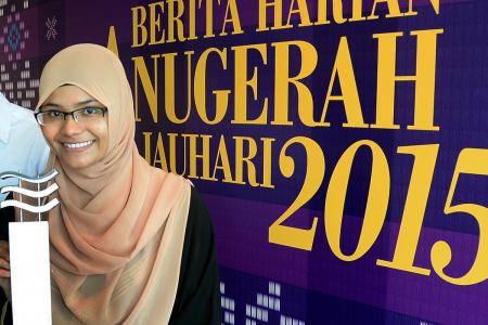 Former madrasah student wins Berita Harian Inspiring Young Achiever award