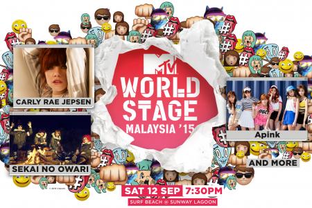 Win MTV World Stage Malaysia 2015 passes
