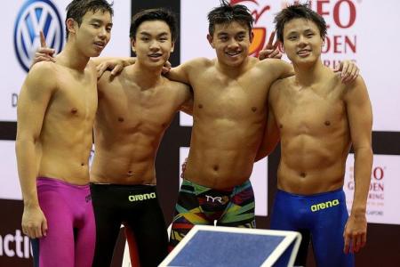 4x100m IM squad score a world first for Singapore