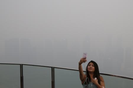 Quiz: Can you tell the difference between the haze and a wall?