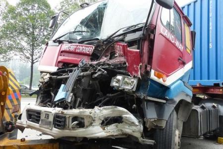 Nine-vehicle pile-up causes three-hour jam