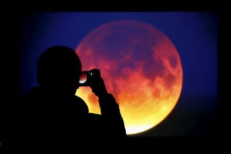 Singaporeans did not have a chance to see the Supermoon. But check out these photos instead