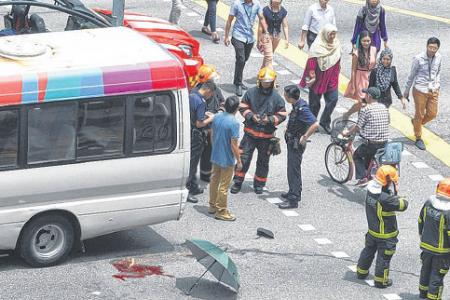Woman, 69, seriously hurt in Toa Payoh accident