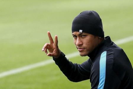 Barca lean on Neymar
