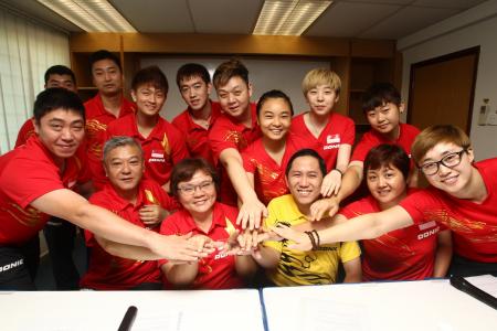 National table tennis coaches replaced
