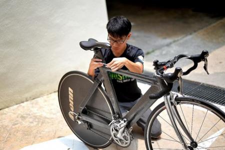 Undergrad who built own bicycle looks to bigger things
