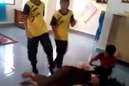 Boy kicked, beaten, humiliated by bullies at school