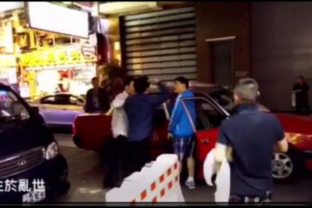 Drunk man slaps taxi driver in Hong Kong
