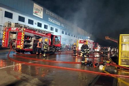 No one hurt in Keppel Shipyard fire