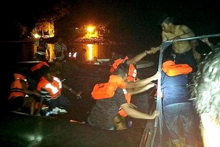 Life rafts tore when we got on them, say passengers in Batam ferry accident