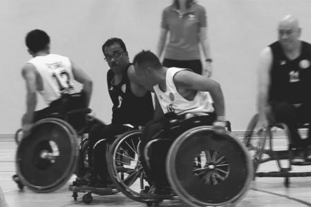 What's the attraction to wheelchair basketball? The aggression