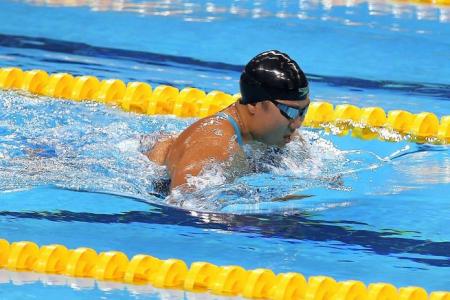 'Awesome' Theresa swims to two golds 