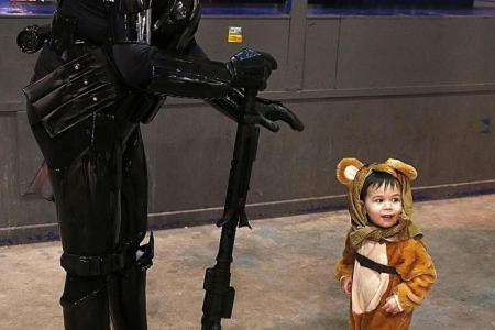 From ice sculptures to fan conventions, Star Wars mania is in full swing