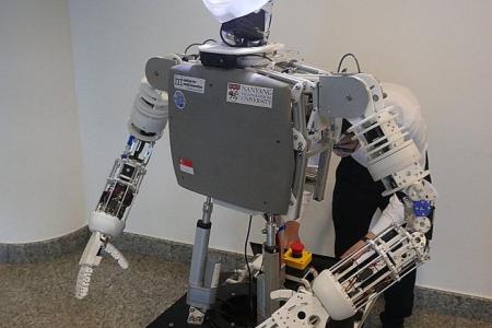 NTU unveils Nadine, one of two robots with artificial intelligence software
