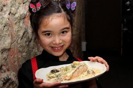 She's a culinary prodigy at just eight