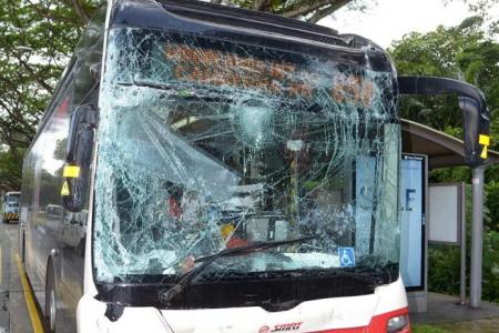 Accident involving 2 SMRT buses leaves 14 injured