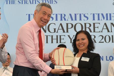 Big-hearted TNP newsmaker wins The Straits Times' Singaporean of the Year award