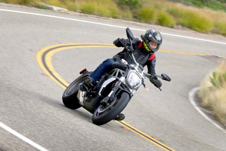 Biker Boy tests out the Ducati XDiavel