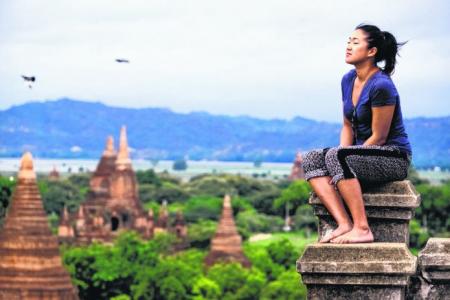 Bagan bans climbing pagodas